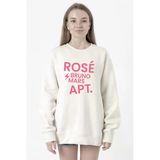Blackpınk Rose Bruno Mars Apt Beyaz Kadın 2İp Sweatshirt