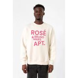 Blackpınk Rose Bruno Mars Apt Ekru Erkek 2İp Sweatshirt