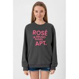 Blackpınk Rose Bruno Mars Apt Füme Kadın 2İp Sweatshirt