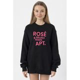 Blackpınk Rose Bruno Mars Apt Siyah Kadın 2İp Sweatshirt