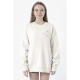 Blackpink Rose Signature Beyaz Kadın 2İp Sweatshirt