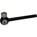 Blackraw 8ball Bilardo 8 Topu Şeklinde Pipe Pipo Premium Tasarım ve Şık Hediye Seçeneği ile Siyah