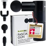 Blackroll Fascıa Gun Mini Masaj Tabancası - "4 Başlıklı ve 4 Seviyeli Yüksek Kaliteli Fasyal Masaj" - Siyah