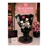 blackrosehediye Ayıcıklı Güllü Kelebekli Konsept Hediye Buket - Kelebek Buketi - Ayıcık Buketi - Gül Buketi