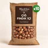 Blacksea Organics Çiğ Fındık Içi 500 G x 10 Adet – Yeni Mahsul - 500 gr