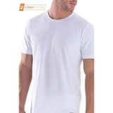 Blackspade %100 Pamuk 2'li Ekonomik Paket Erkek T-Shirt Fanila - 4XL - Beyaz