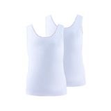 BLACKSPADE 1297-1293 KIZ ÇOCUK 2 Lİ BEYAZ ATLET BEYAZ 7-8 128