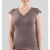 Blackspade 1348 Kadın T-Shirt - 2XL - Kahverengi