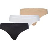 Blackspade 1575 Essential 3'lü Beyaz Kadın Slip Külot