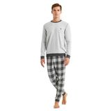 Blackspade 40603 Uzun Kollu Bisiklet Yaka Erkek Pijama Takımı