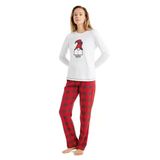 Blackspade 51622 Pamuklu Yuvarlak Yaka Uzun Kollu Kadın Pijama Takımı