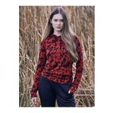 Blackspade 6194 Termal Kapüşonlu 2.Seviye Kadın Kırmızı Sweatshirt