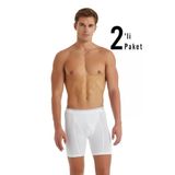 Blackspade 9216 2'li Paket Tender Cotton Erkek %92 Pamuk Uzun Retro Boxer