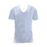 BLACKSPADE 9239 ERKEK TENDER COTTON V YAKA KISA KOL BEYAZ T-SHİRT - M