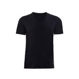 BLACKSPADE 9239 ERKEK TENDER COTTON V YAKA KISA KOL SİYAH T-SHİRT - Siyah - 2XL