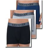 Blackspade 9472 3'lü Lacivert Siyah Gri Erkek Boxer