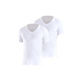 BLACKSPADE 9671 ERKEK TENDER COTTON 2 Lİ V YAKA KISA KOL BEYAZ T-SHİRT BEYAZ-950 S