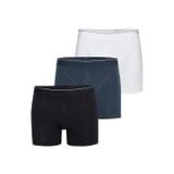 Blackspade 9673 3'lü Kırmızı Lacivert Gri Erkek Boxer