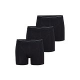 Blackspade 9673 3'lü Siyah Pamuklu Erkek Boxer