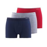 Blackspade Boxer 3'lü Paket Tender Cotton Gri Lacivert Kırmızı, S, 9670, Gri melanj+Lacivert+Kırmızı, erkek