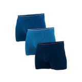 Blackspade Boxer 3'lü Paket Tender Cotton Lacivert-Mavi-Denim, M, T060059EK002, KARIŞIK RENK, erkek