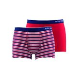 blackspade Boxer şort, erkek, 2 renk seçeneği, temiz dikiş, erkek iç çamaşırı, boxer şort, elastik bel, erkek şortu, Kırmızı, M