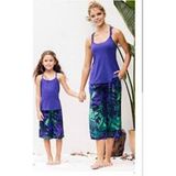 Blackspade CATHERINE'S-1261-KIZ Çocuk Ince Askılı Pijama Takımı-Mor - 3 Yaş