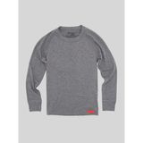 Blackspade Çocuk Termal Uzun Kollu T-Shirt Nefes Alabilen Gri Melanj Kumaş Outdoor Erkek 9265