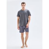 Blackspade Erkek Antrasit Kısa Kol T-Shirt, M Beden