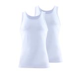 Blackspade Erkek Atlet Tender Cotton 2'li Beyaz 9678 BEYAZ L