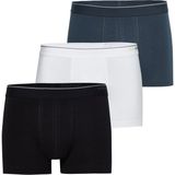 Blackspade Erkek Boxer 3'lü Paket Tender Cotton 9670 - Beyaz Siyah Antrasit - 2XL - Beyaz - Siyah - Antrasit