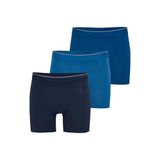 Blackspade Erkek Boxer Pamuklu 3'lü Paket 9673 (Lacivert-Mavi-Denim, XL)