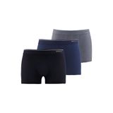 Blackspade Erkek Boxer, Pamuklu Modal Karışım, 3'lü Paket, Siyah-Antramelanj-Antrasit, L Beden