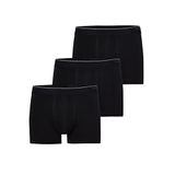 Blackspade Erkek Boxer - Shorty 3'lü Paket Tender Cotton 9670 - Siyah L