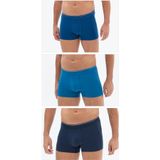 Blackspade Erkek Boxer Tender Cotton 3'lü Lacivert-Mavi-İndigo 9670 RENKLİ-627 S