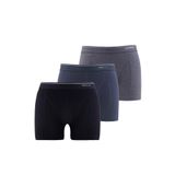 Blackspade Erkek Boxer Tender Cotton 3'lü Siyah-AntraMelanj-Antrasit 9673 RENKLİ-954 S