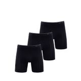 Blackspade Erkek Boxer Tender Cotton 3'lü Uzun Paça Siyah 9683 967-SİYAH S