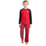 Blackspade Erkek Çocuk Pijama Takımı 40560 - Kırmızı - 3 - 4 Yaş