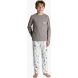 Blackspade Erkek Çocuk Pijama Takımı 41023 - Vizon - 9 - 10 Yaş