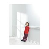 Blackspade Erkek Çocuk Pijama Takımı 7204 Kırmızı Desenli-Kırmızı Lacivert Ekoseli - 128 cm - Kırmızı - Kırmızı - Lacivert