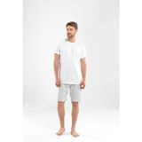 Blackspade Erkek Modal Bisiklet Yaka T-Shirt - Beyaz