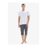 Blackspade Erkek Pijama Takımı 40893 - Beyaz