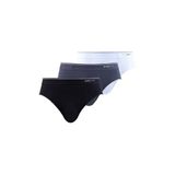 Blackspade Erkek Siyah Beyaz Antrasit 3'lü Paket Pamuklu Slip Külot 9672