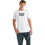 Blackspade Erkek T-Shirt 40626 - Beyaz - XL