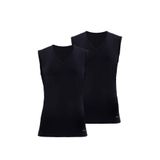 Blackspade Erkek Tender Cotton 2'li V Yaka Siyah Atlet 9677 SİYAH S