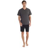 Blackspade Erkek Uzun Pijama Takım 40701 ANTRASİT S