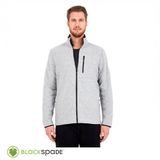 Blackspade Gri M Önden Fermuarlı Polar Mont