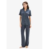 Blackspade Kadın Antrasit Kısa Kol Pijama Takımı, Modal Viskon Karışım, M Beden