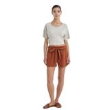 Blackspade Kadın Kısa Kol Şortlu Tarçın Pijama Takımı C7T9N3O06- TARÇIN S