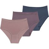 Blackspade Kadın Külot 3'lü Paket Essential 1577 - Mor Pembe Denim - Çok Renkli